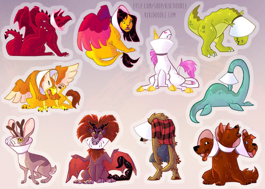 Coned Mythology - Vinyl Sticker Sheet– KikiDoodle