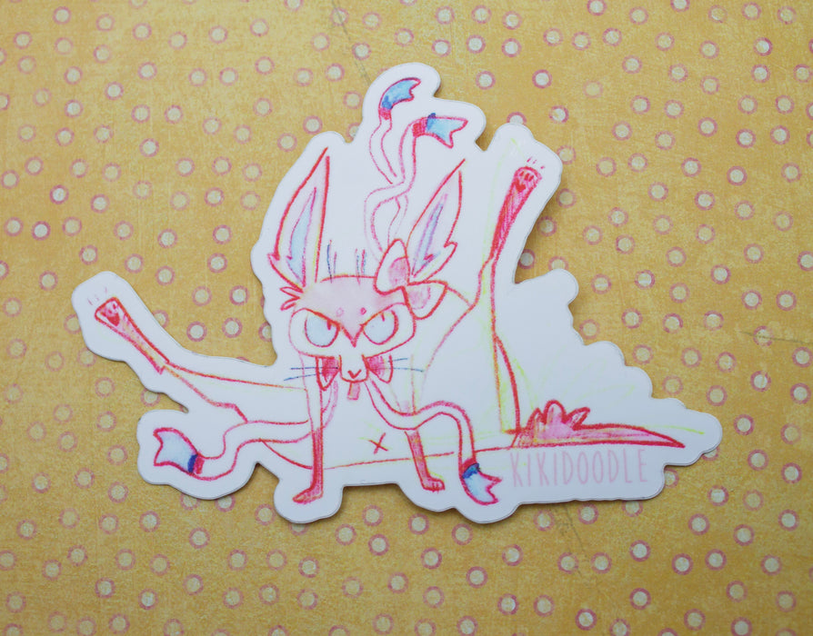 Derpy Sylveon - Vinyl Sticker
