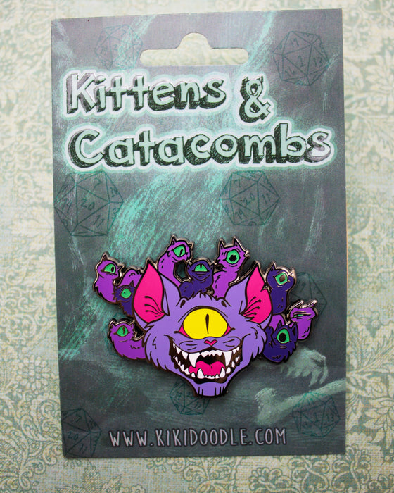 Mewholder - Glow in the dark Enamel Pin