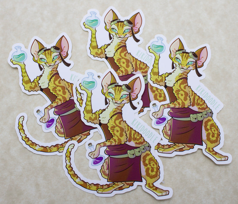 Artificer Devon Rex - Vinyl Sticker