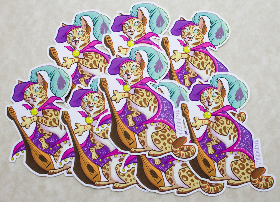 Bard Bengal - Vinyl Sticker