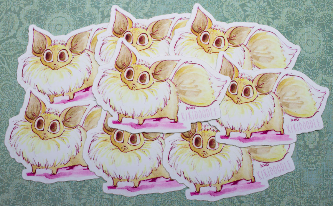 Derpy Eevee - Vinyl Sticker