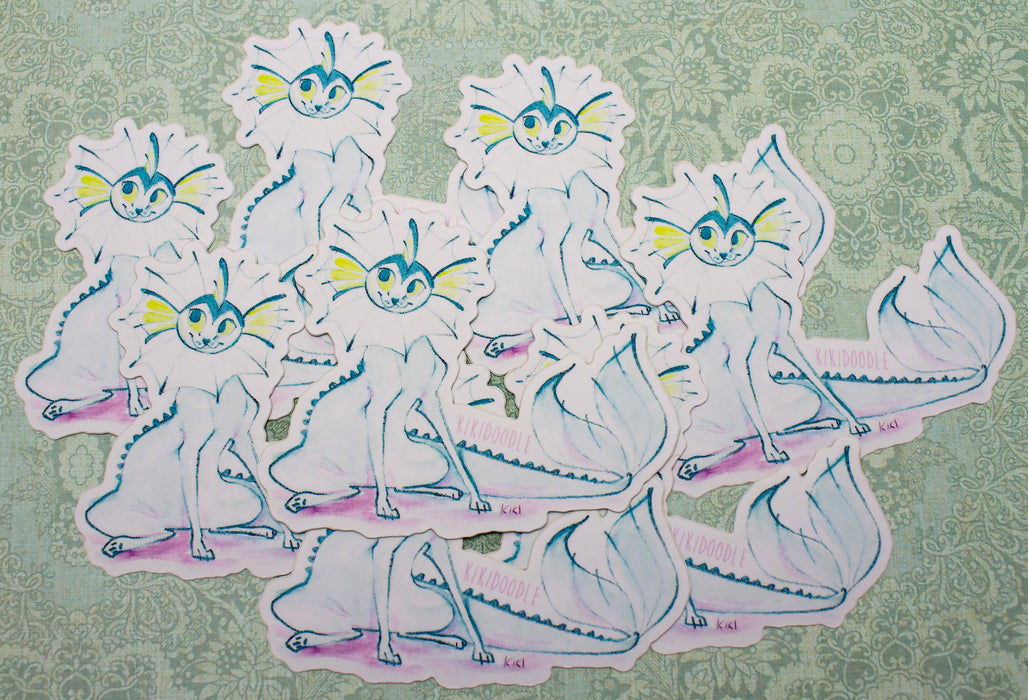 Derpy Vaporeon - Vinyl Sticker