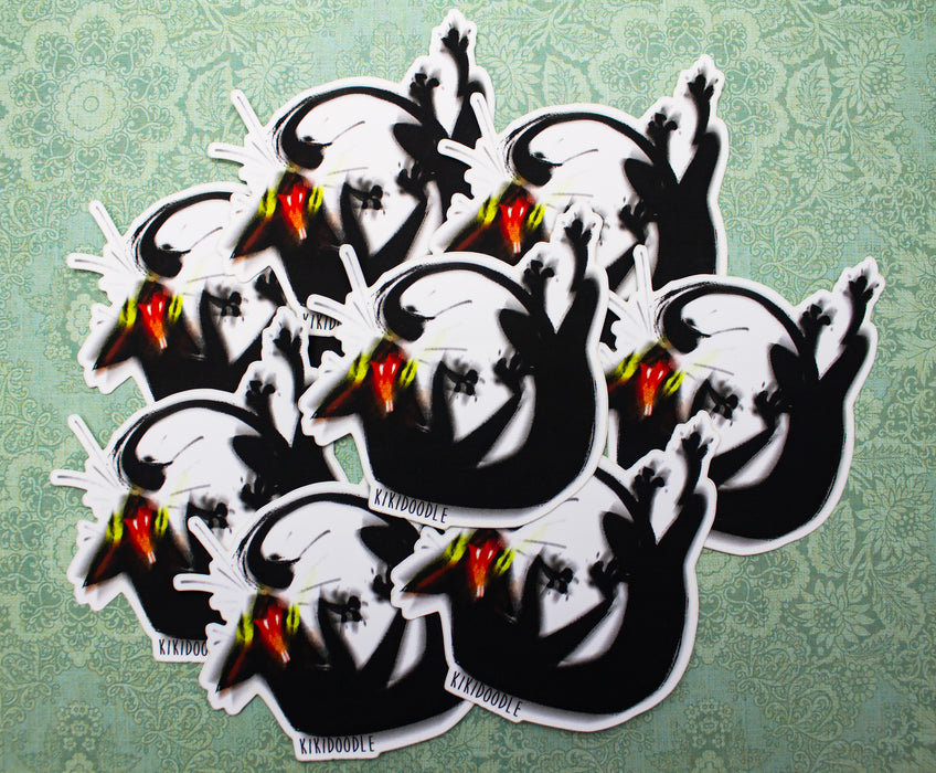 Chaos SCREAM Void Cat - Vinyl Sticker