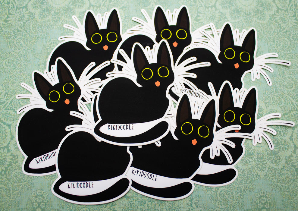 Void Cat Loaf Blep - Vinyl Sticker