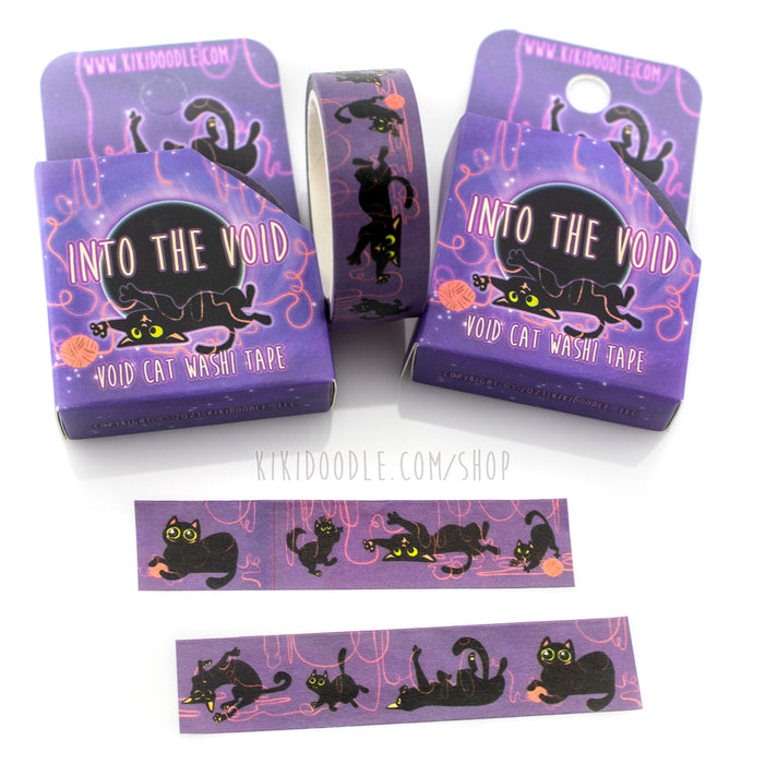 Yarn Void Cat Parade - Washi Tape - Purple