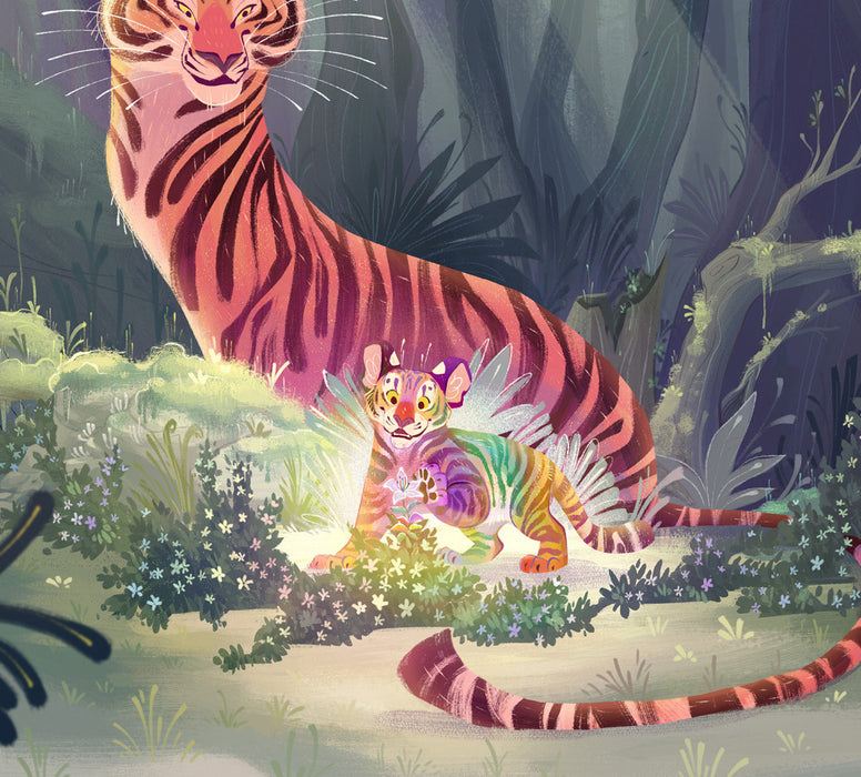 Pride Tiger Blossom Rainbow Cub