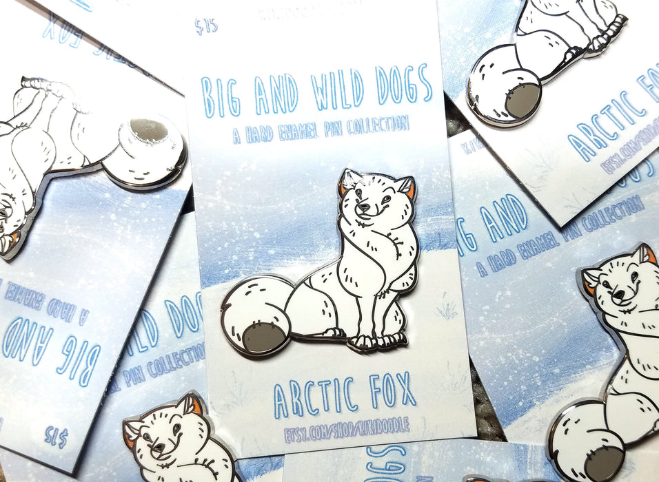 Arctic Fox - Enamel Pin